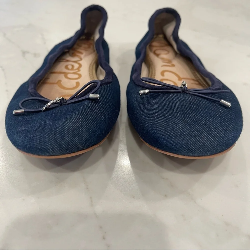 Sam Edelman Felicia chambray ballet flats - Picture 2 of 14